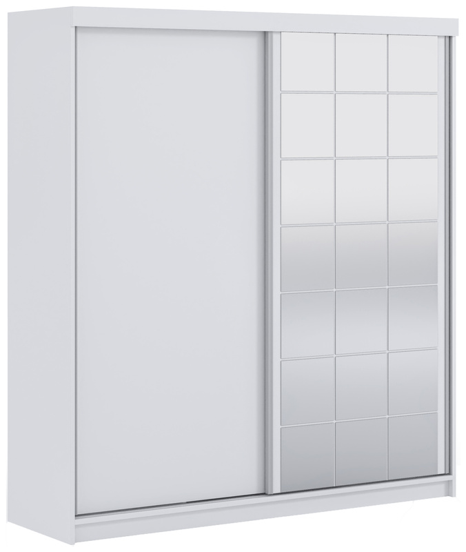 Dwudrzwiowa szafa przesuwna z lustrem 200 cm COLLINS