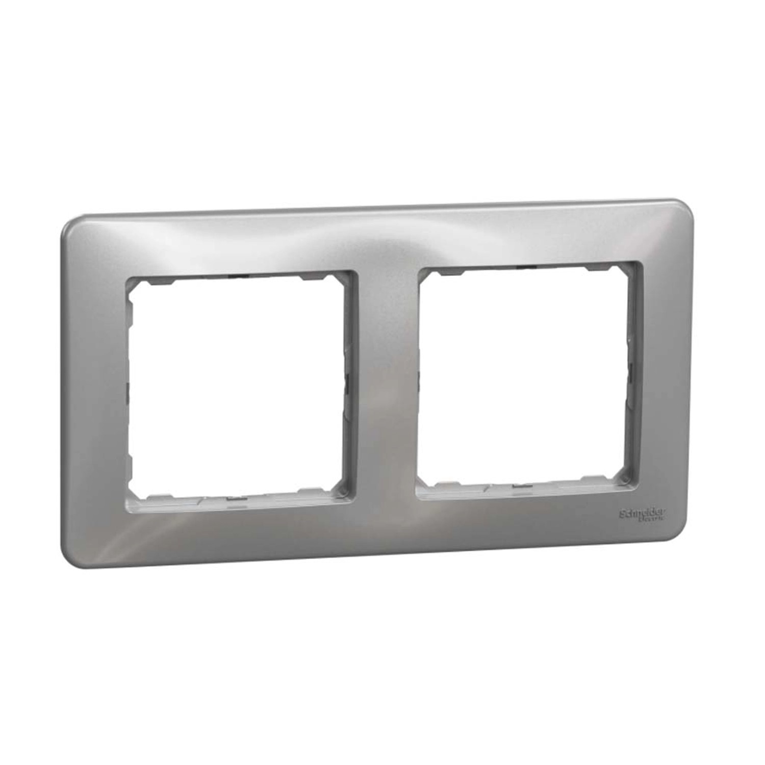 Schneider Electric Ramka Sedna D&E 2-krotna aluminium