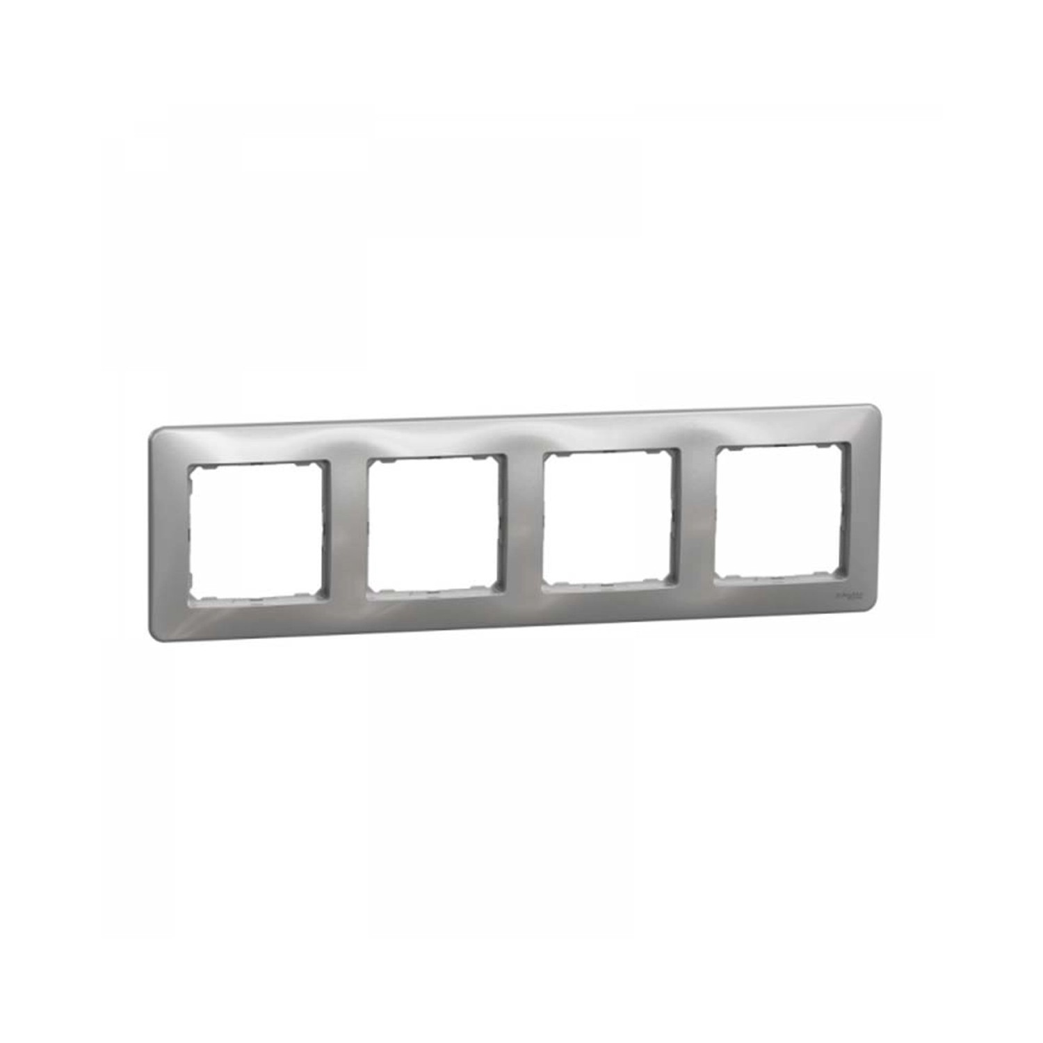 Schneider Electric Ramka Sedna D&E 4-krotna aluminium