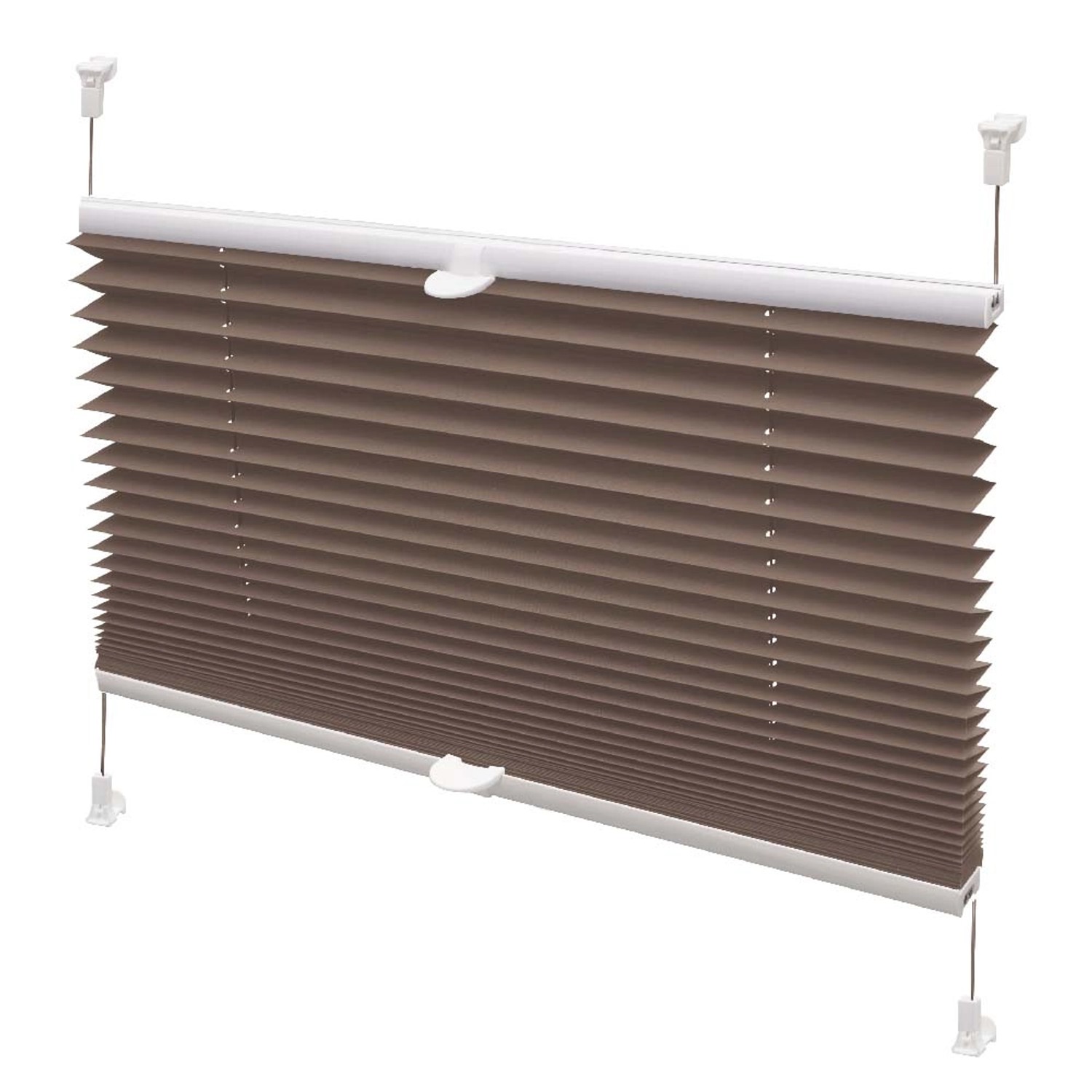 Roleta plisowana VERONA mocca 105 cm x 150 cm