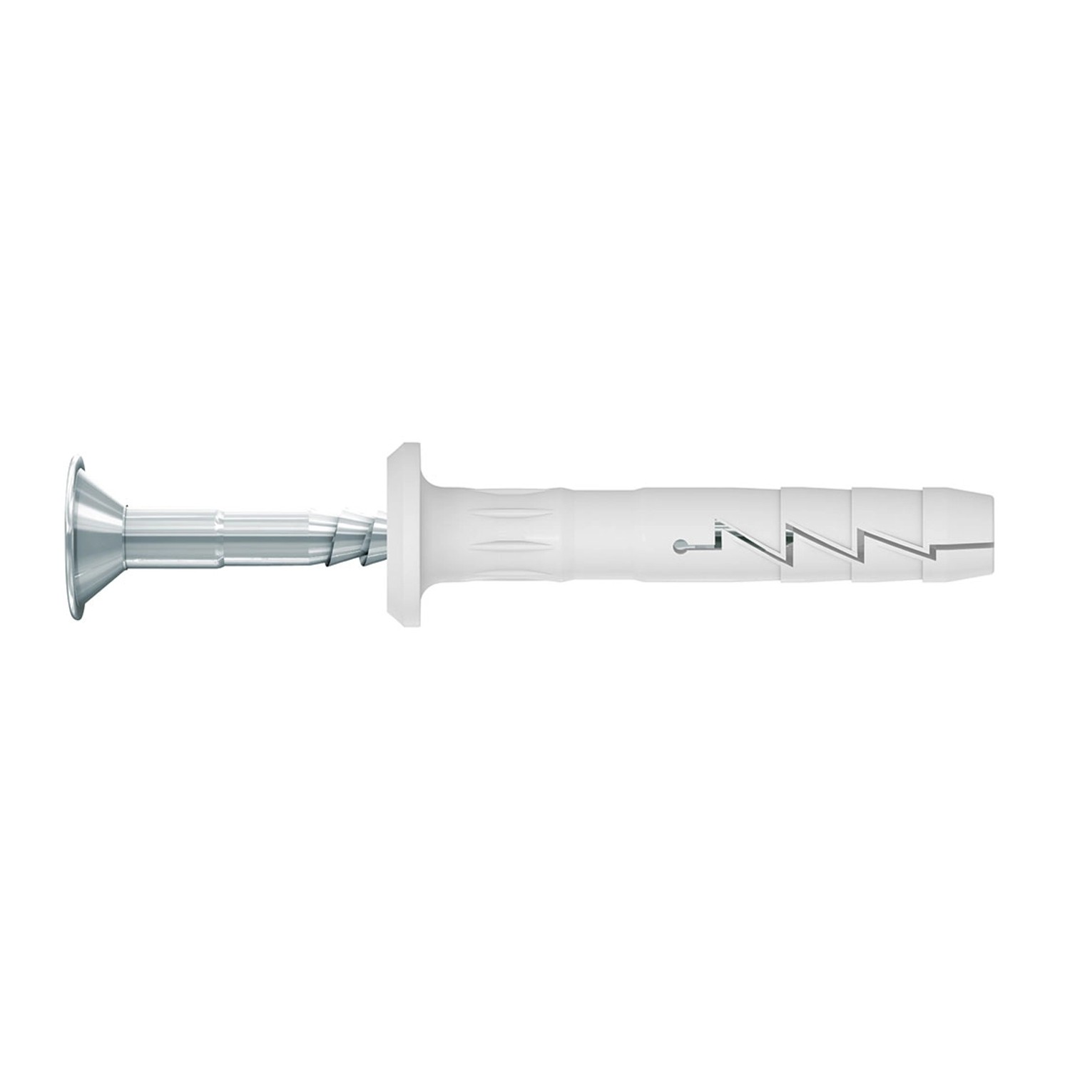 Kołek wbijany 6x40 mm z kołnierzem 85 szt.