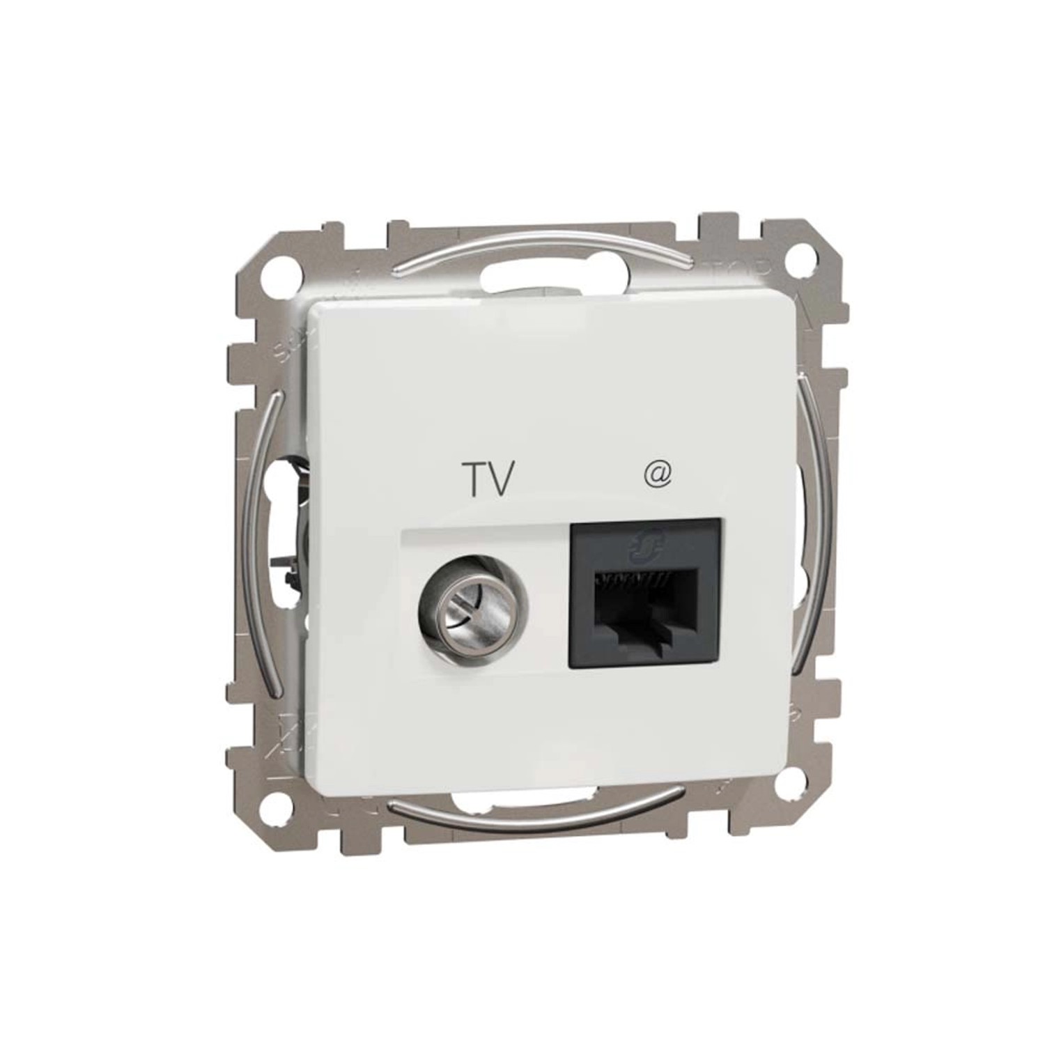Schneider Electric Gniazdo Sedna D&E komputerowe + TV białe