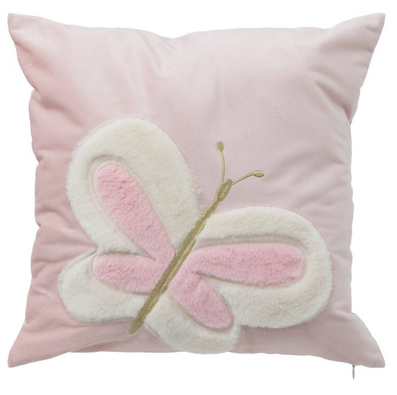 Poduszka "Butterfly" pink cute motylek 40x40cm DB