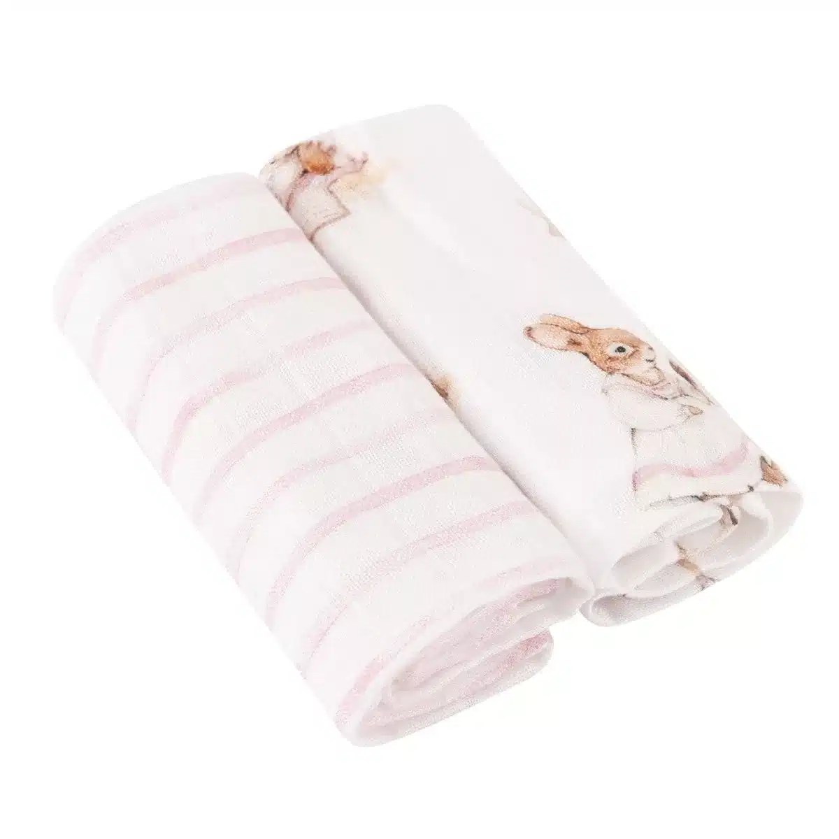 Zestaw pieluszek, o splocie gazy "S" Saint-Tropez Pink SM