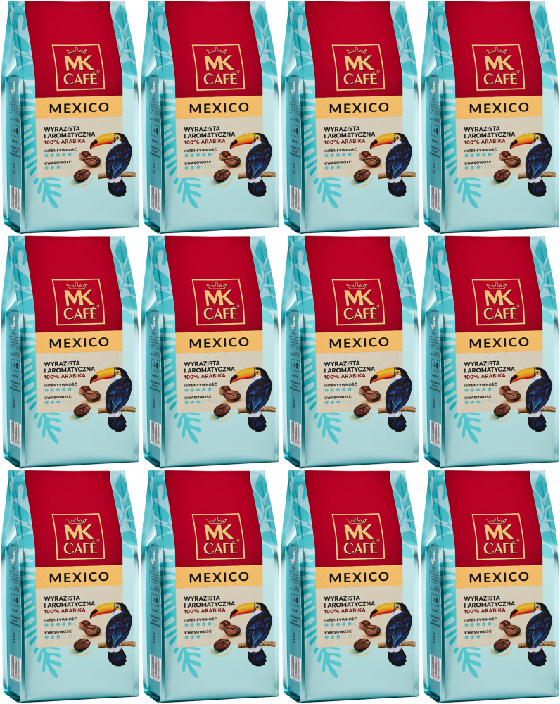 12x Kawa ziarnista MK Cafe Mexico, 400g