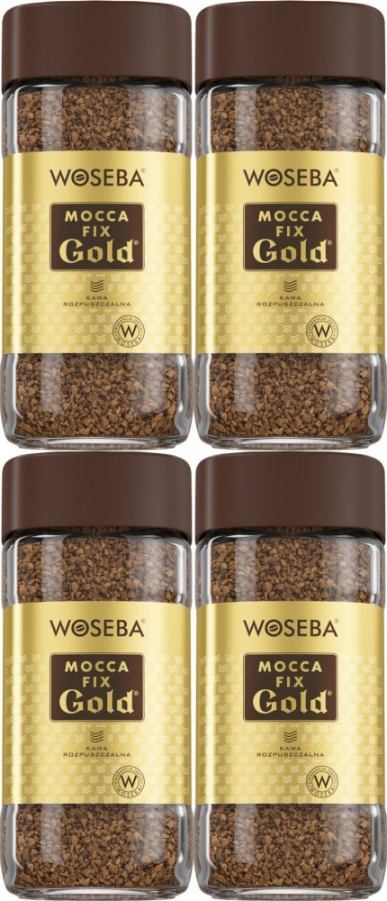 4x Kawa rozpuszczalna Woseba Mocca Fix Gold, 100g