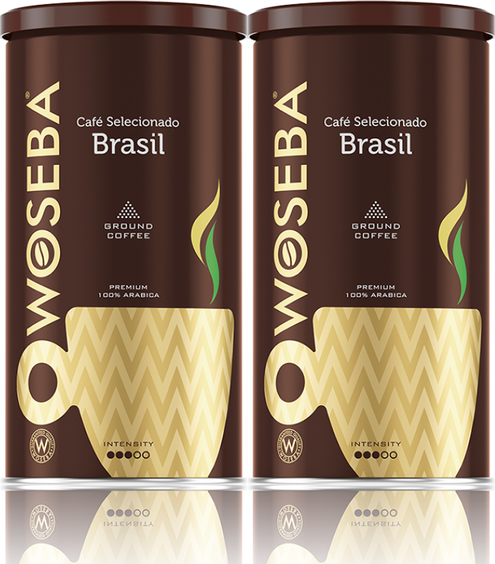 2x Kawa mielona Cafe Brasil, puszka, 500g