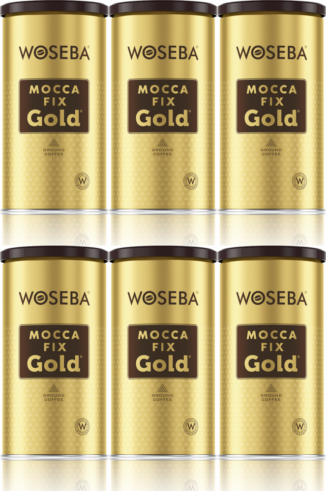 6x Kawa mielona Woseba Mocca Fix Gold, puszka, 500g