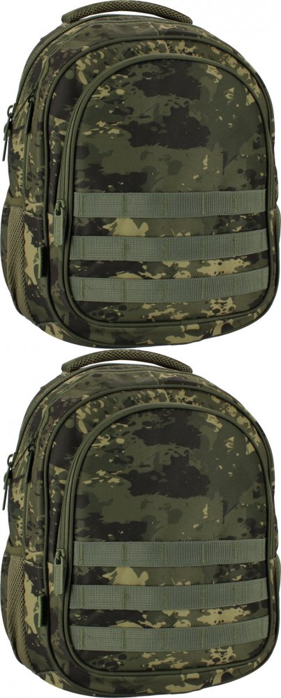 2x Plecak młodzieżowy Starpak Tactic, jednokomorowy, 26l, 43x35x21cm, ciemnozielony