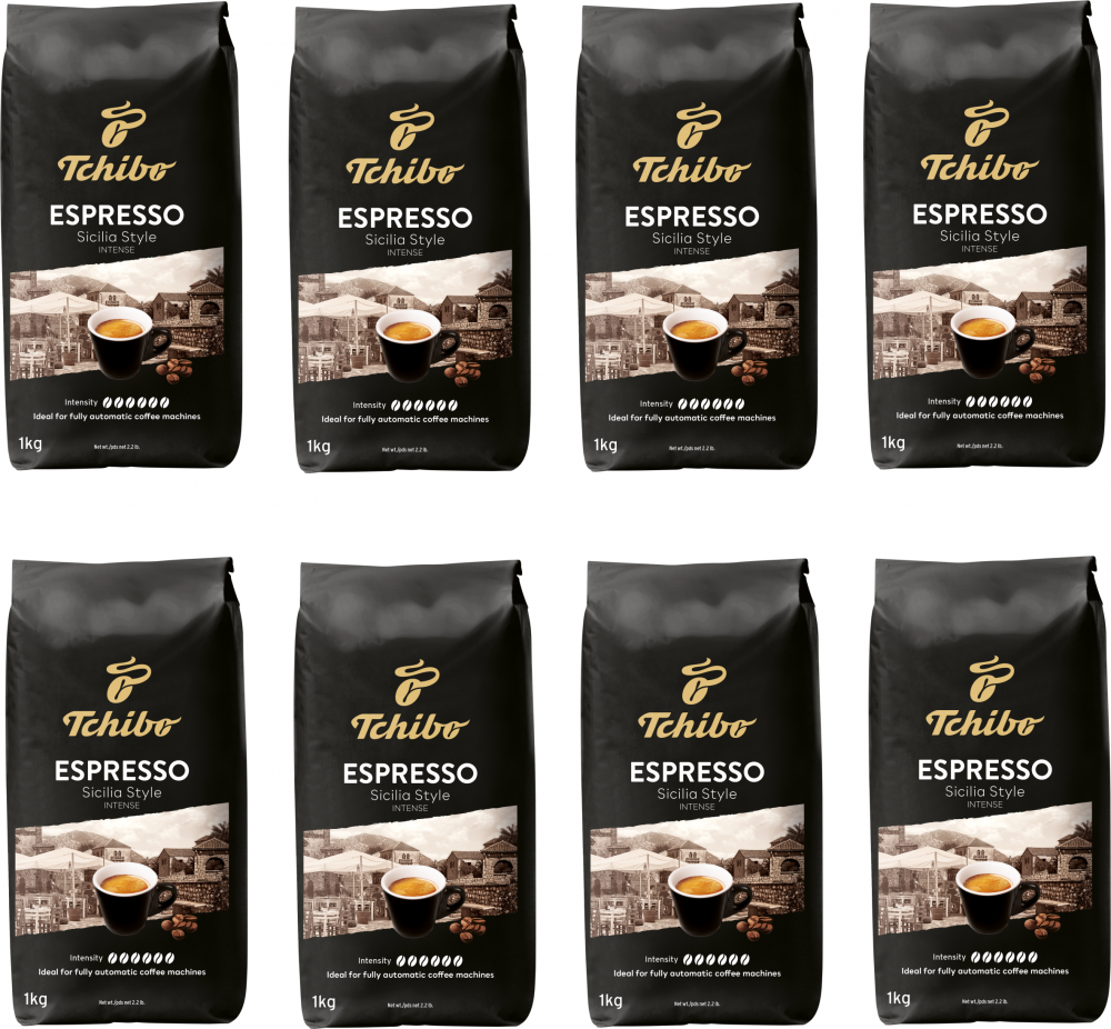 8x Kawa ziarnista Tchibo Espresso Sicilia Style, 1kg