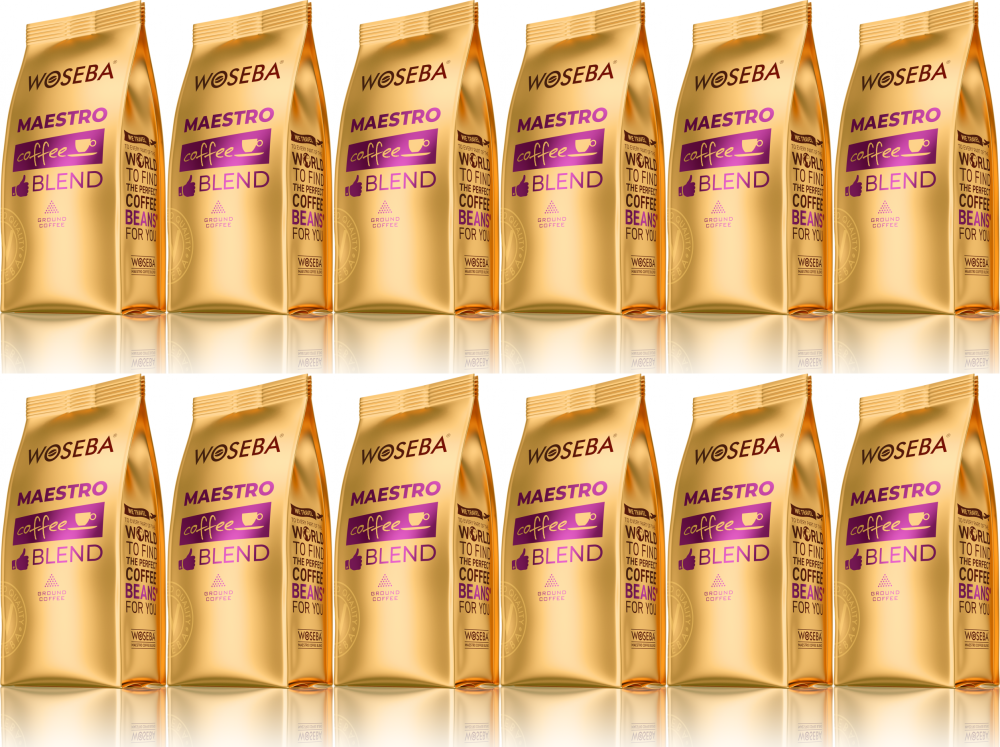 12x Kawa mielona Woseba Maestro, 500g