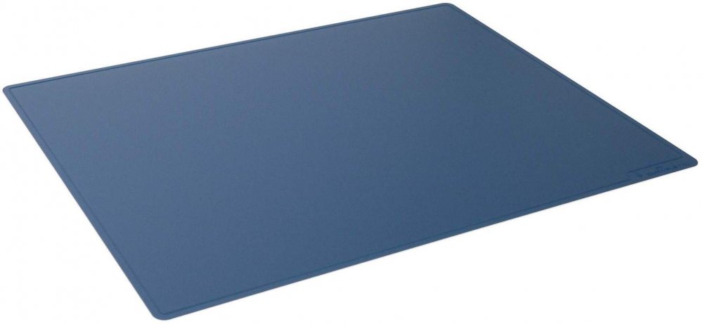 Podkład ochronny na biurko Durable, ozdobne krawędzie, 530x400mm, granatowy