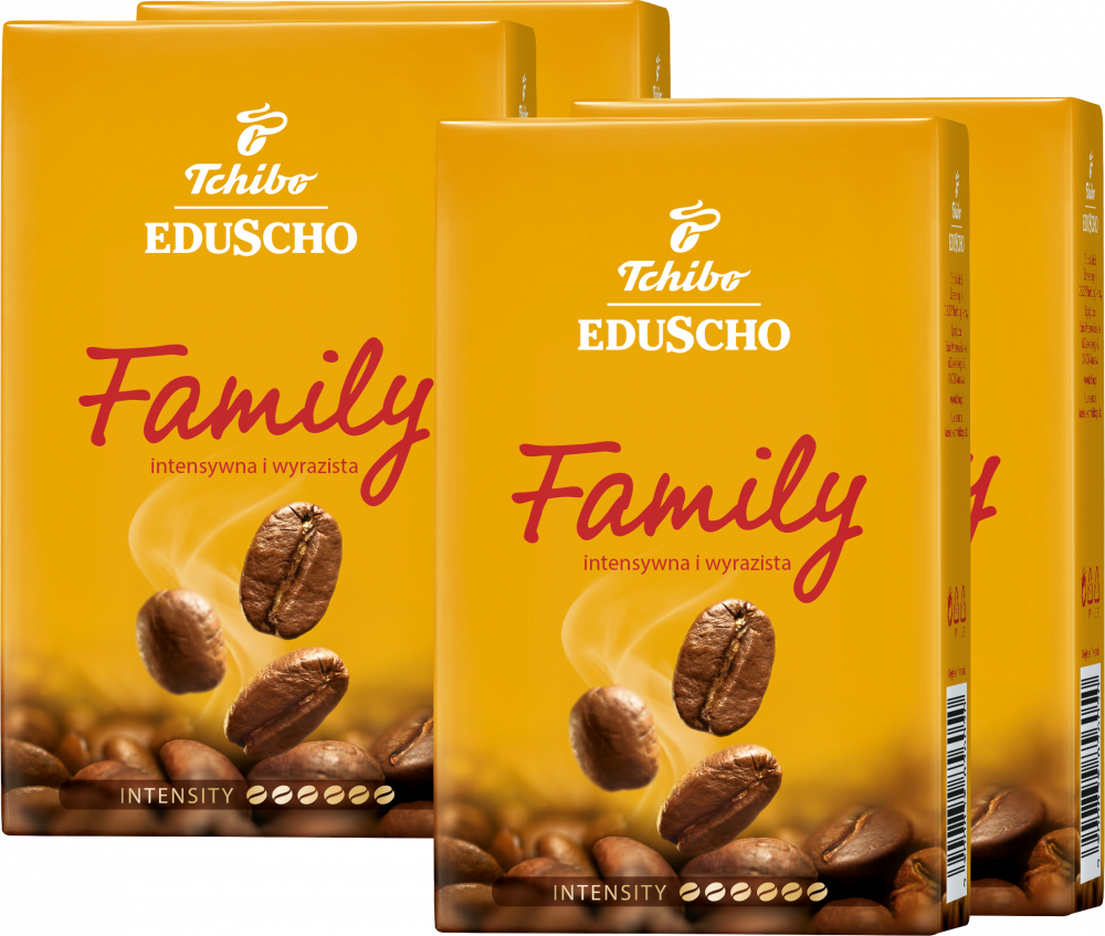 4x Kawa mielona Tchibo Family, 250g