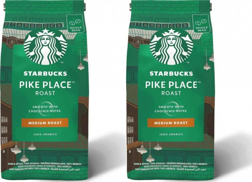 2x Kawa ziarnista Starbucks Pike Place Roast, 450g
