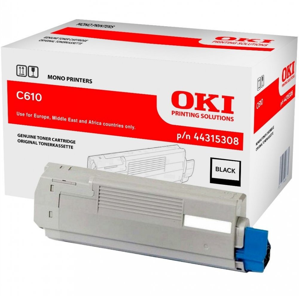 Toner Oki (44315308), 8000 stron, black (czarny)