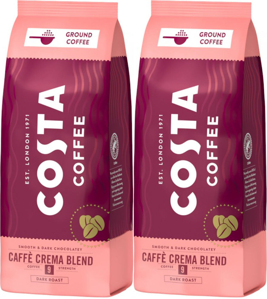 2x Kawa mielona Costa Caffe Crema Blend, 500g