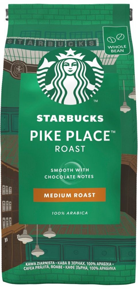 Kawa ziarnista Starbucks Pike Place Roast, 200g