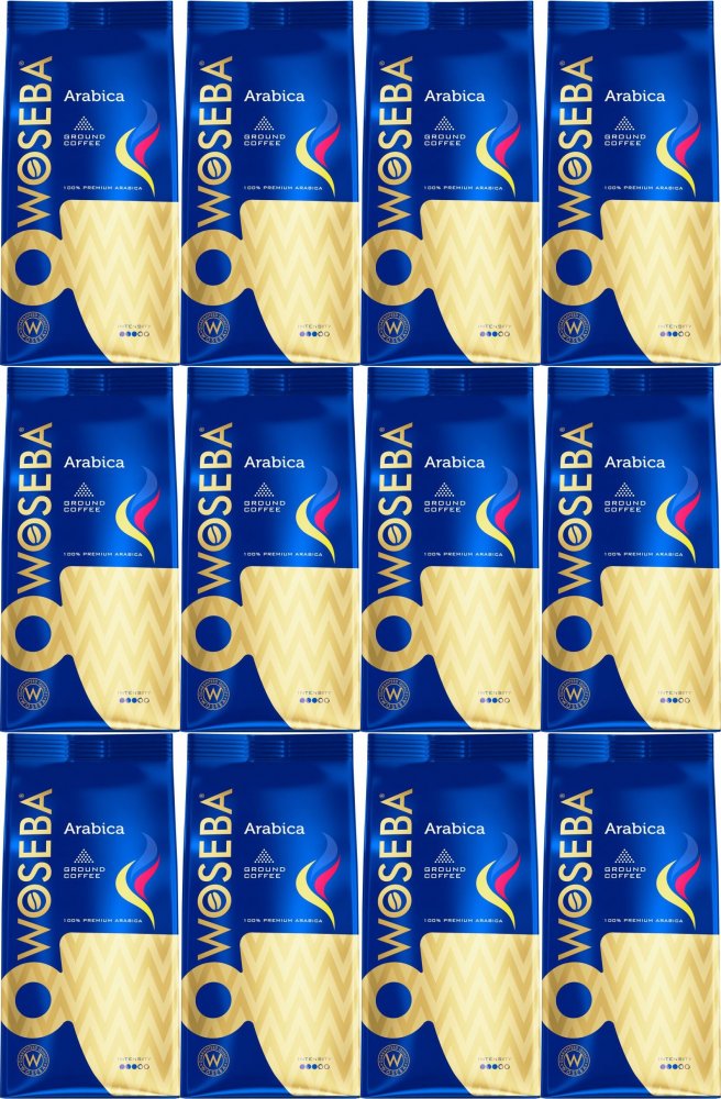 12x Kawa mielona Woseba Arabica, 250g