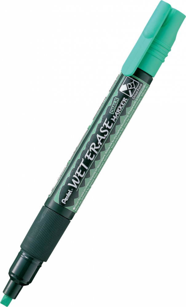 Marker kredowy Pentel SMW26 cienki, ścięta, 4.3mm, zielony