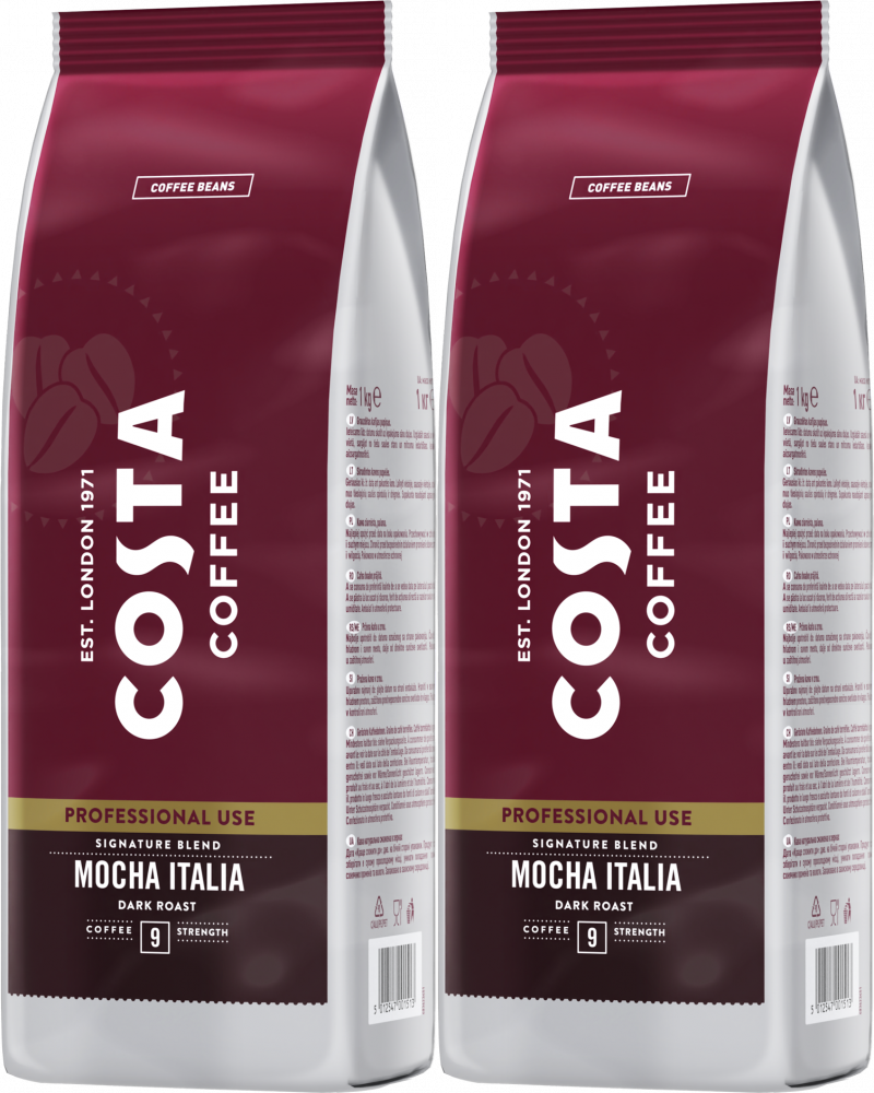 2x Kawa ziarnista Costa Professional Signature Blend Dark, 1kg
