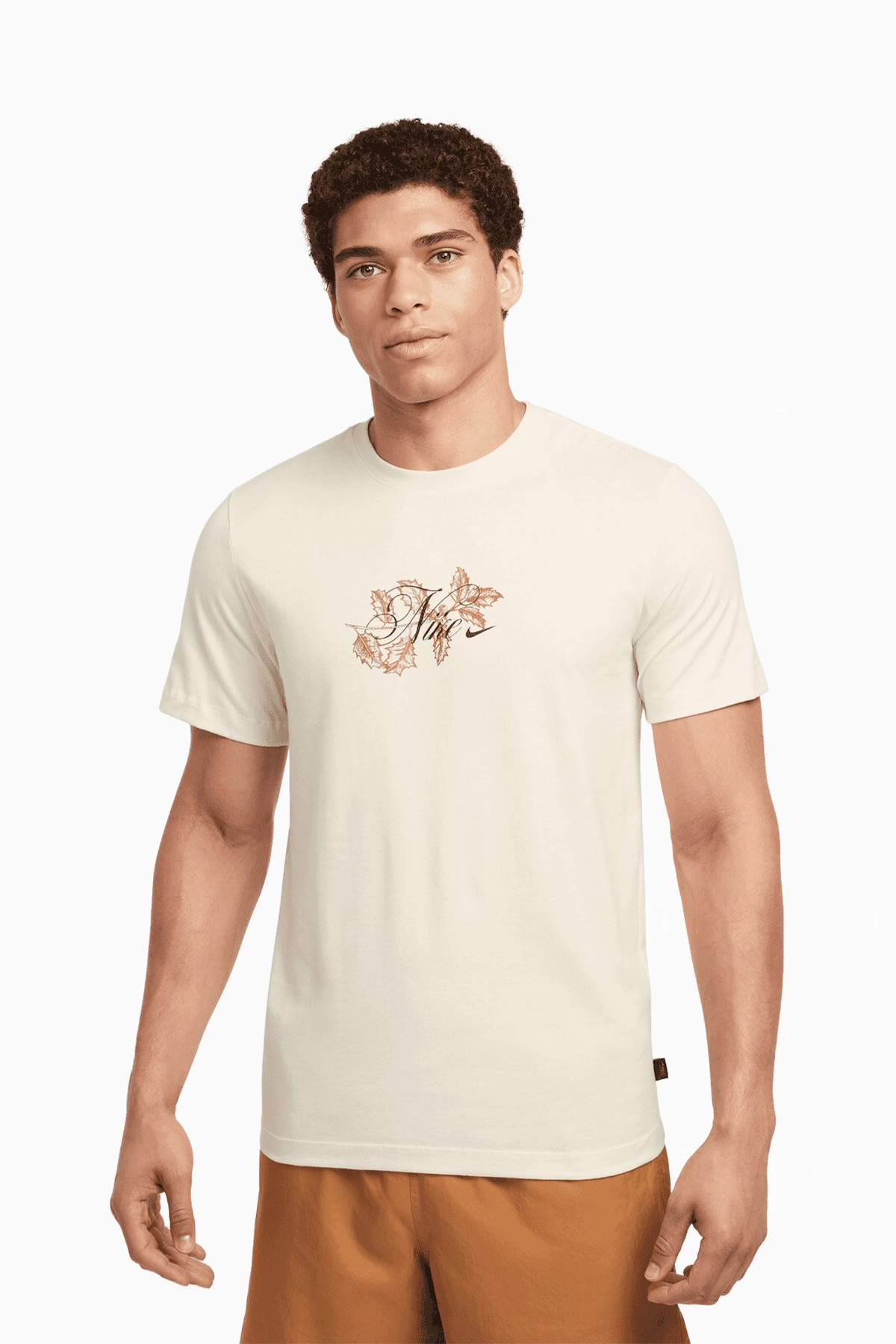Koszulka Nike Sportswear Crew - Beżowy