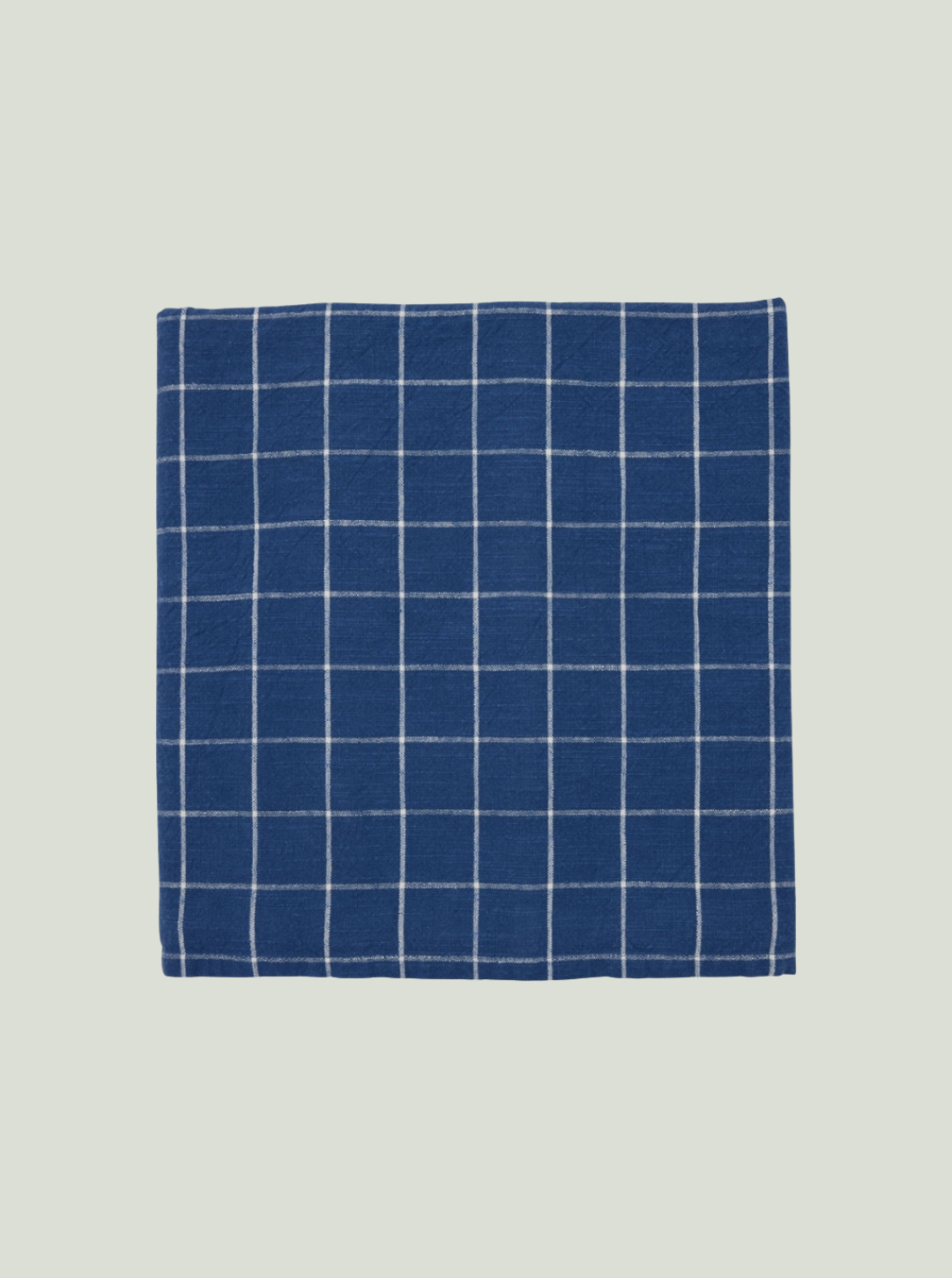 Obrus w kratkę - 260x140 cm Dark Blue / White OYOY Living