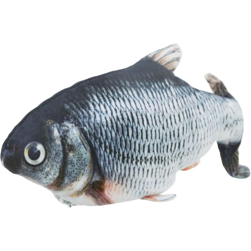 TRIXIE Wriggle fish zabawka, dla kota z kocimiętką, ładowana USB, 30 cm