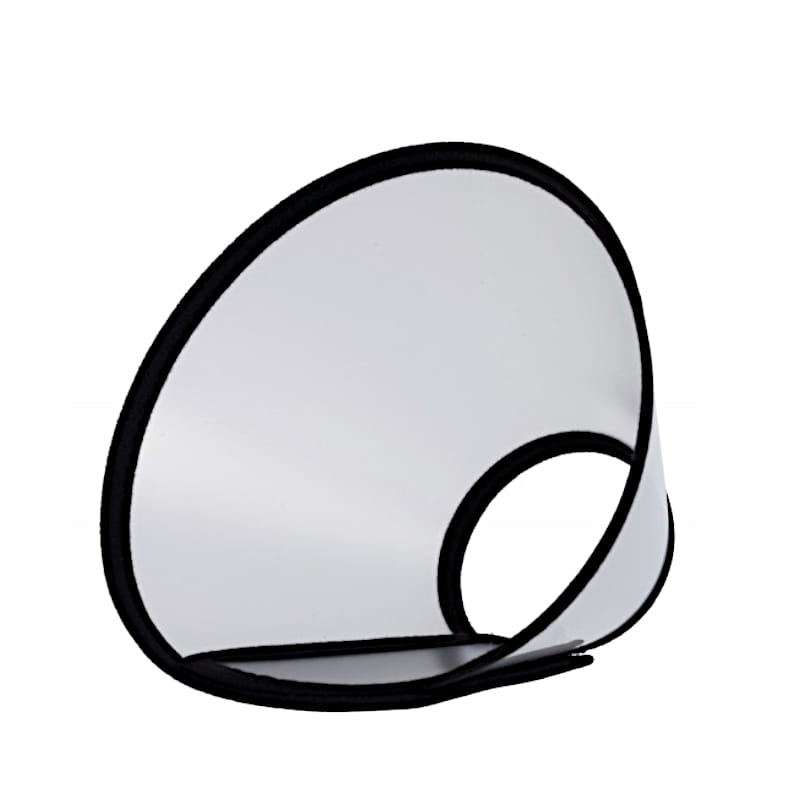 TRIXIE Kołnierz ochronny plastikowy z rzepem, M: 36–43 cm/18 cm