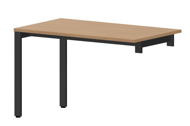 NOTER PO147 Biurko pojedyncze prawe 118,5x70x74h