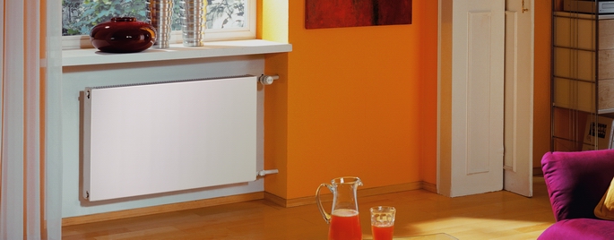 Purmo Plan Compact grzejnik płytowy 50x140 cm podłączenie boczne biały FC22 500x1400