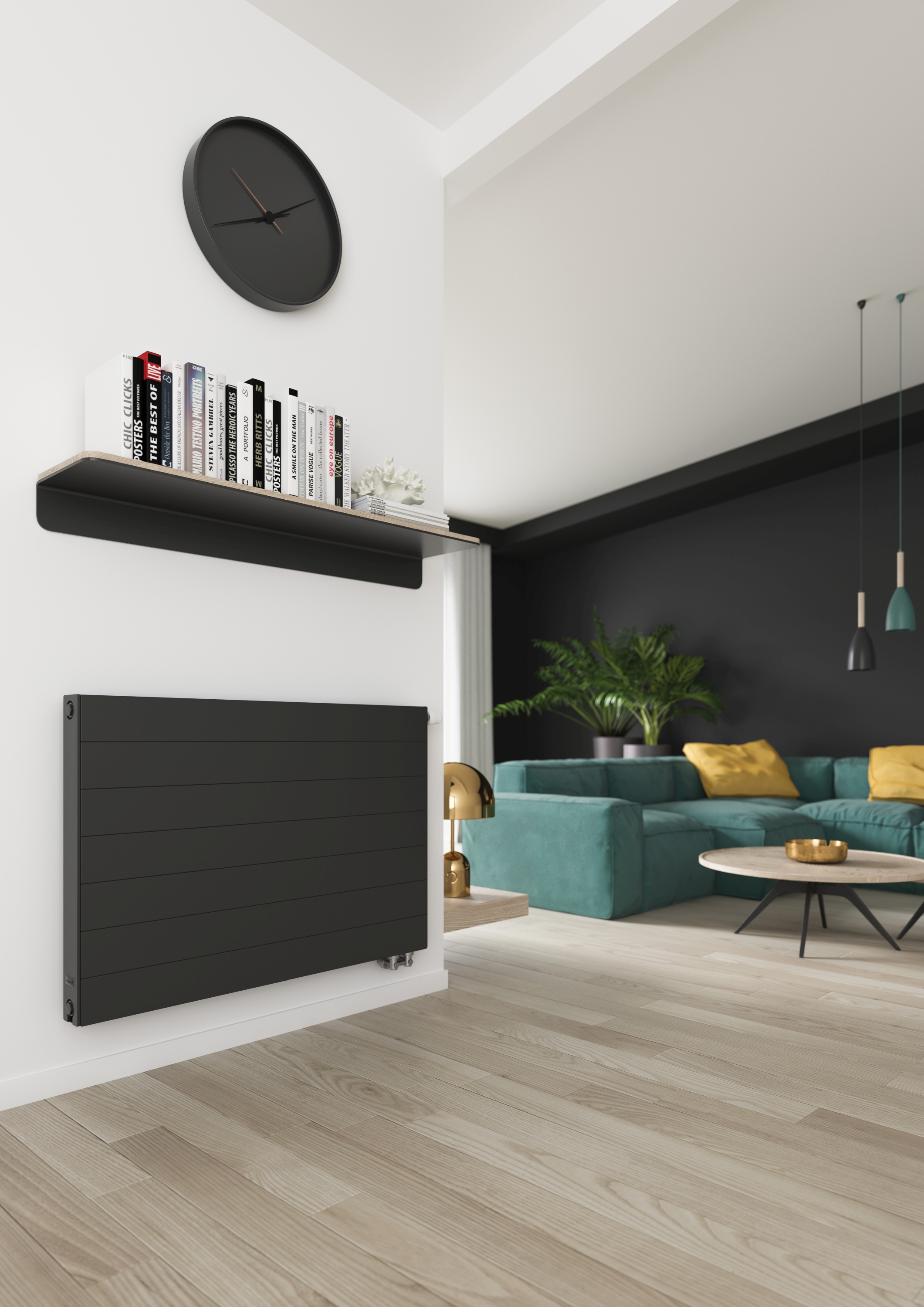 Purmo Ramo Ventil Compact grzejnik płytowy podłączenie dolne biały RCV22 300x400