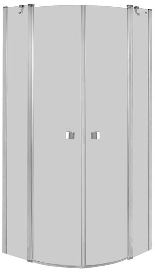 Roca Capital kabina prysznicowa 80 cm półokrągła chrom/szkło przezroczyste AM4308012M