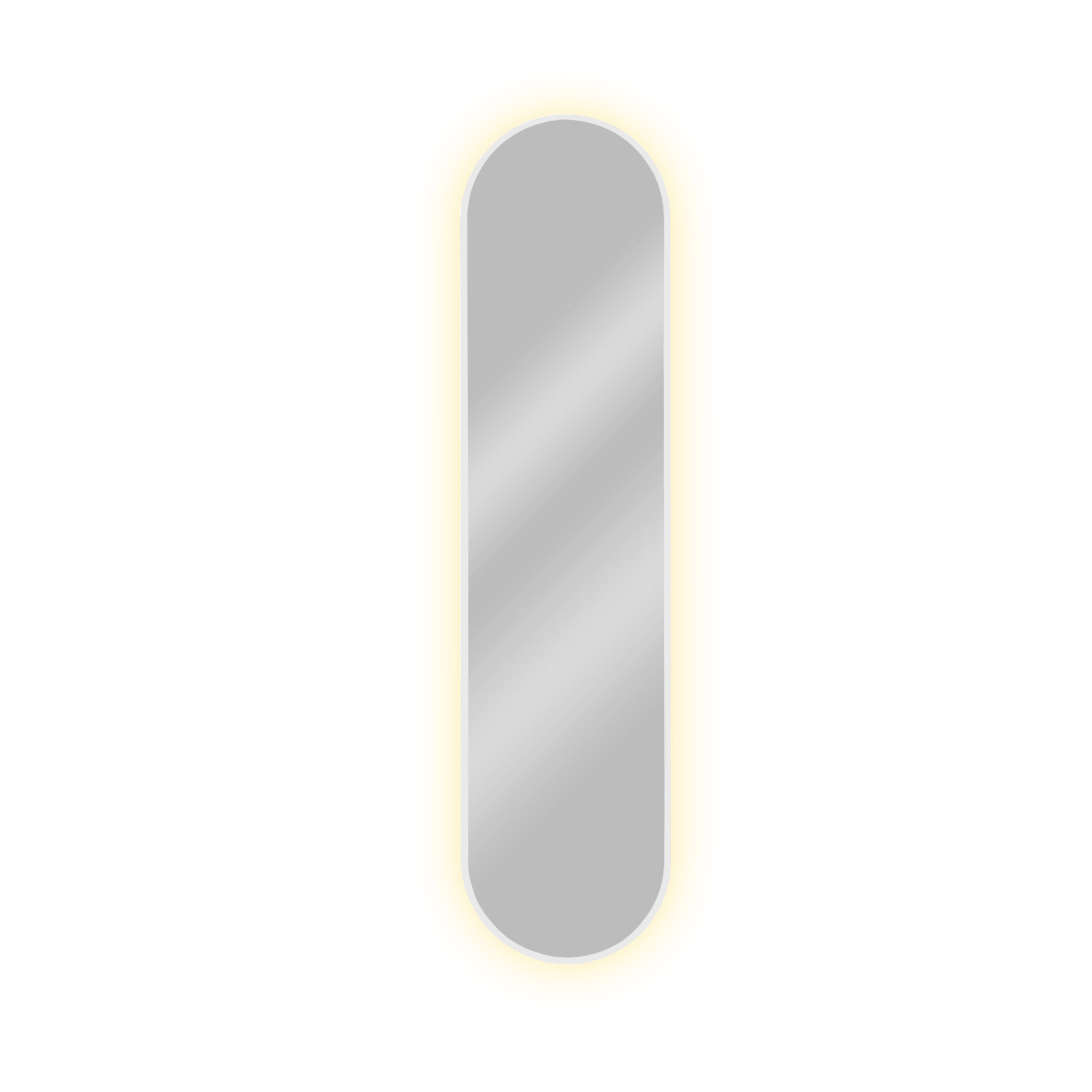 Baltica Design Tiny Border Pastille Bright lustro 50x110 cm owalne białe barwa światła neutralna