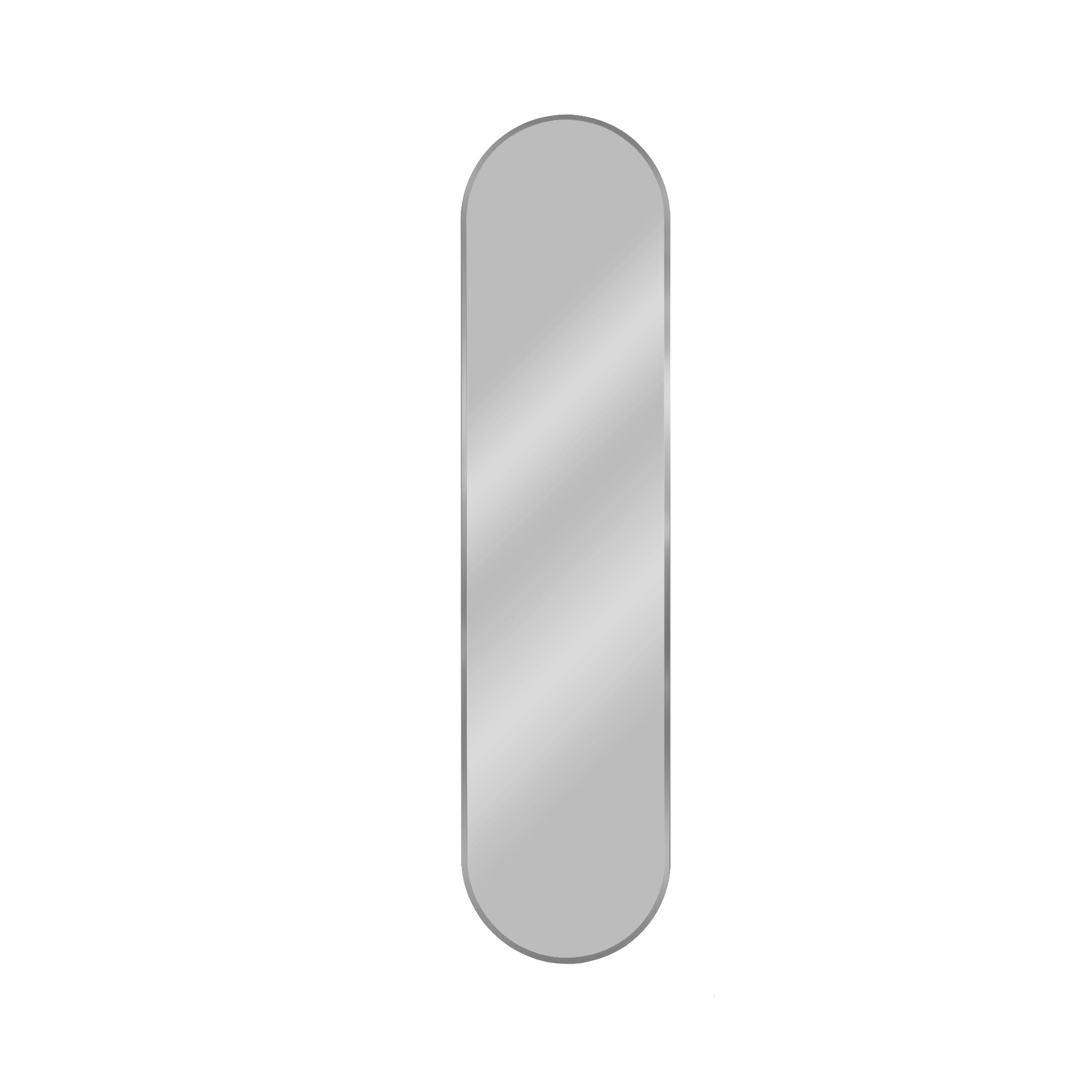 Baltica Design Tiny Border Pastille lustro 50x100 cm owalne srebrne