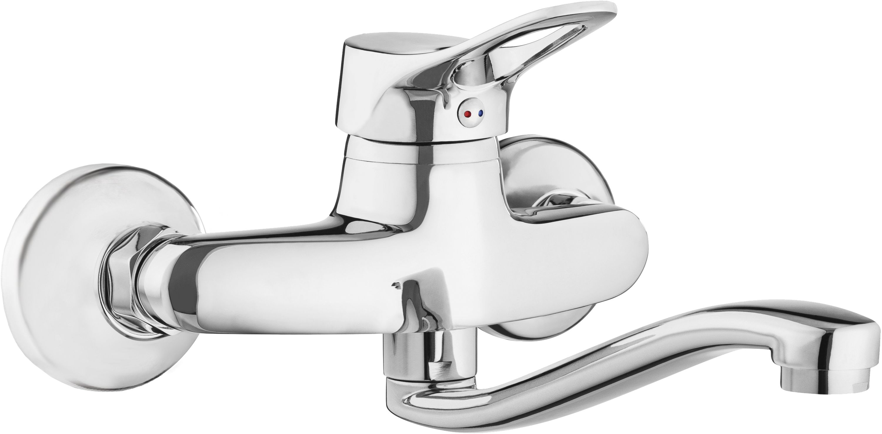Deante Neo Vero bateria kuchenna ścienna chrom BOW080M - Wysyłka w 24h