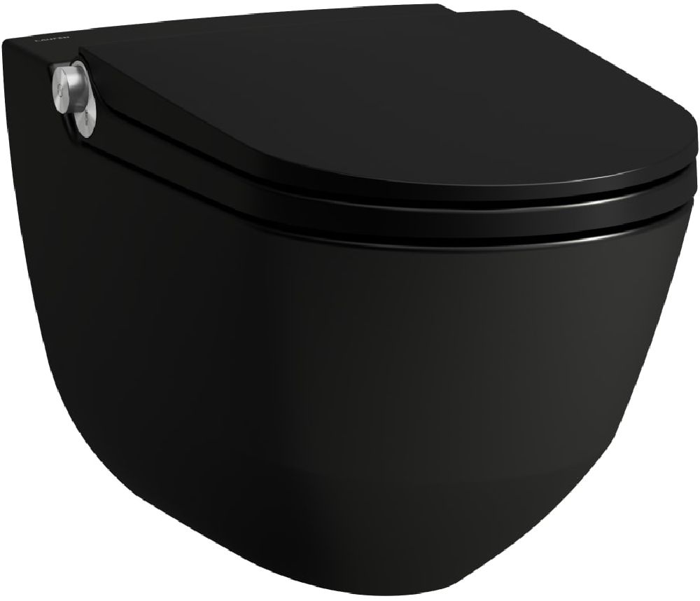 Laufen Riva toaleta myjąca wisząca bez kołnierza czarna H8206917160001