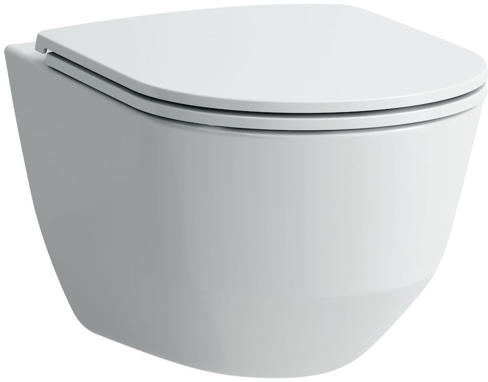Laufen Pro A miska WC z deską wolnoopadającą wisząca bez kołnierza biały połysk H8609560000001
