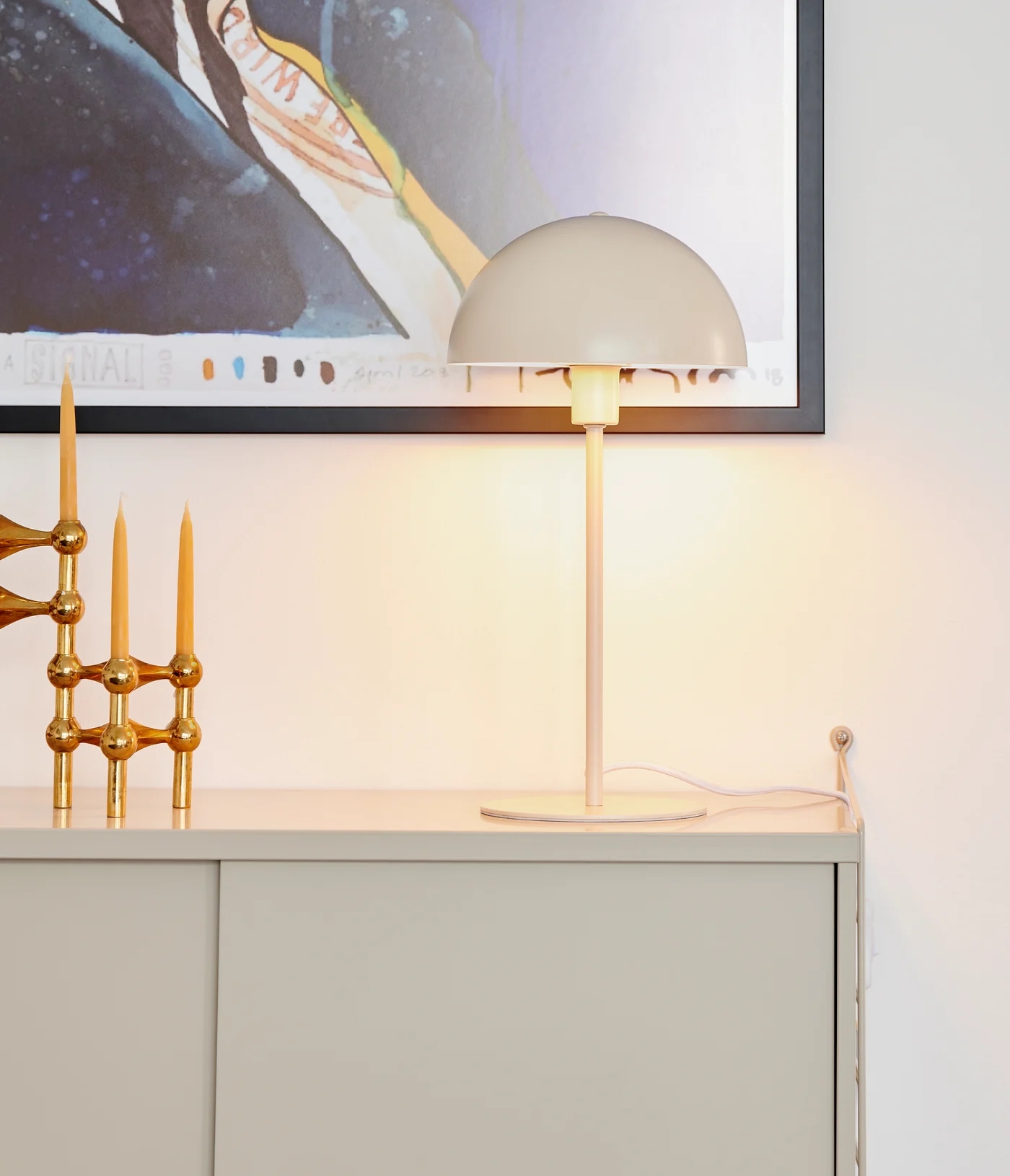 Nordlux Ellen lampa stołowa 1x40W beżowa 48555009