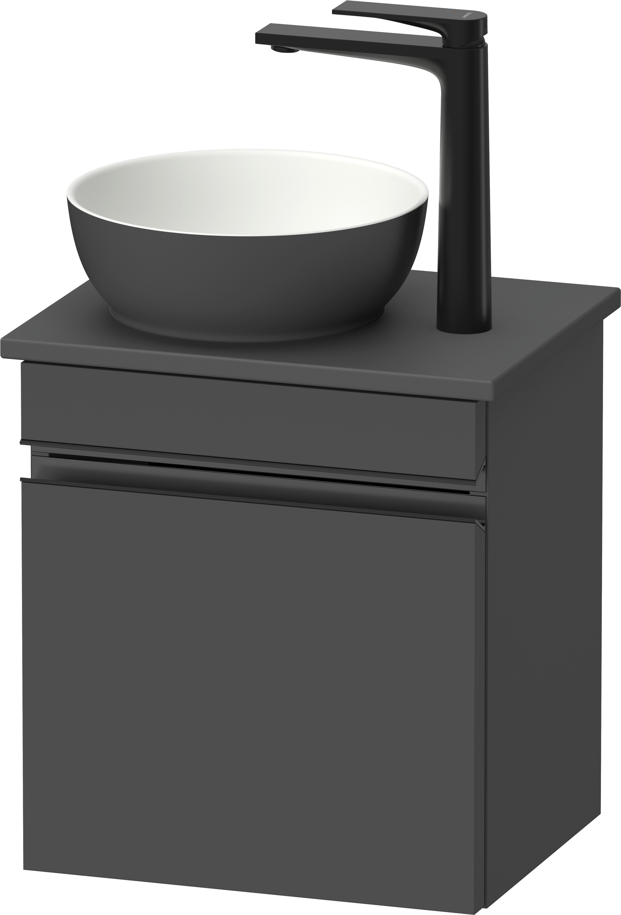 Duravit Sivida szafka 40x32,5x44 cm podumywalkowa wisząca czarna-grafitowa SV4656LBD490000