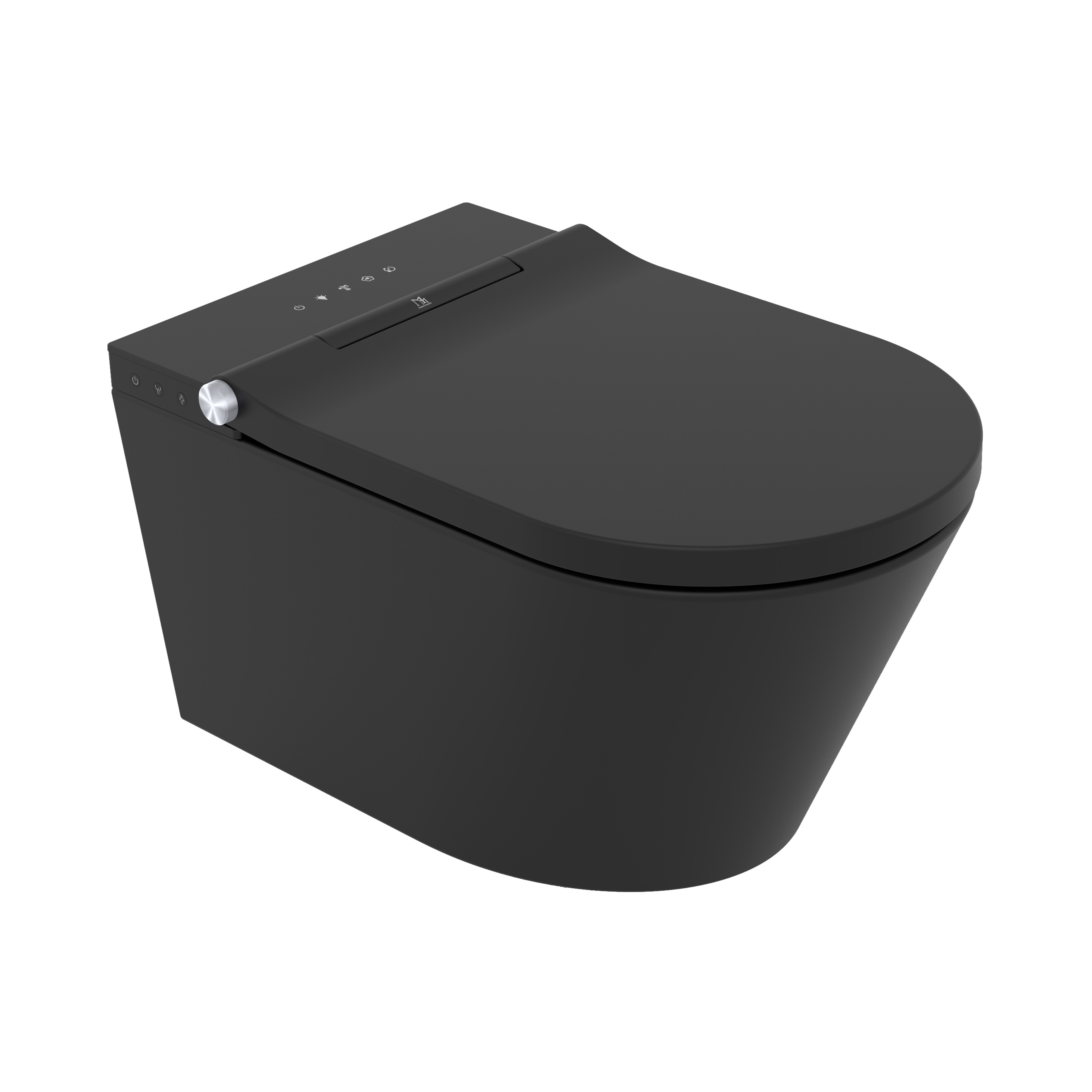 Major&Maker Black Pearl toaleta myjąca wisząca bez kołnierza czarna 4030F