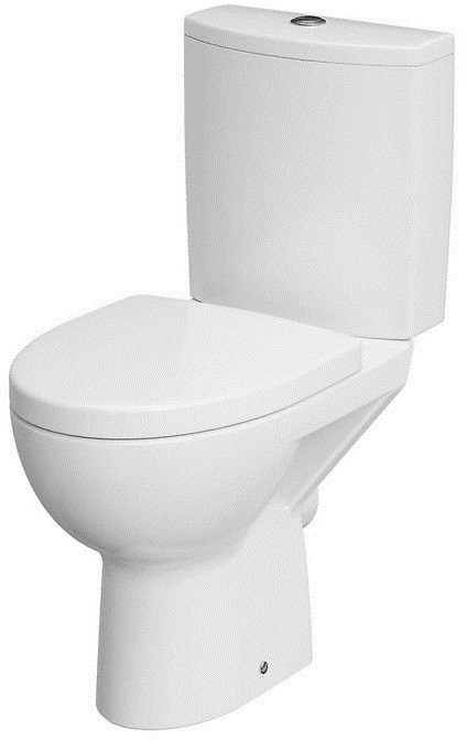 Cersanit Parva kompakt WC CleanOn z deską wolnoopadającą biały K27-063