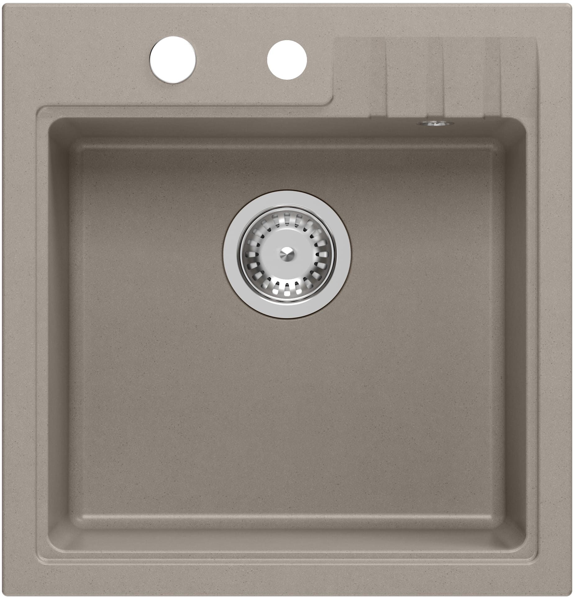 Quadron Peter 110 zlewozmywak GraniteQ 50x52 cm beżowy soft taupe HCQP5052ST