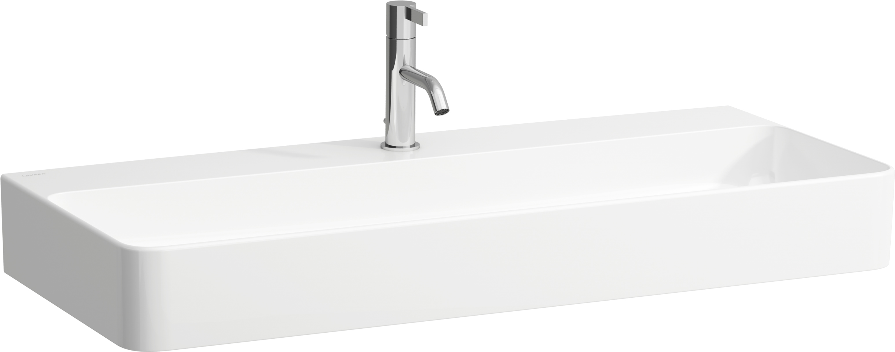 Laufen Val umywalka 95x42 cm prostokątna ścienna-nablatowa biała H8162870001041