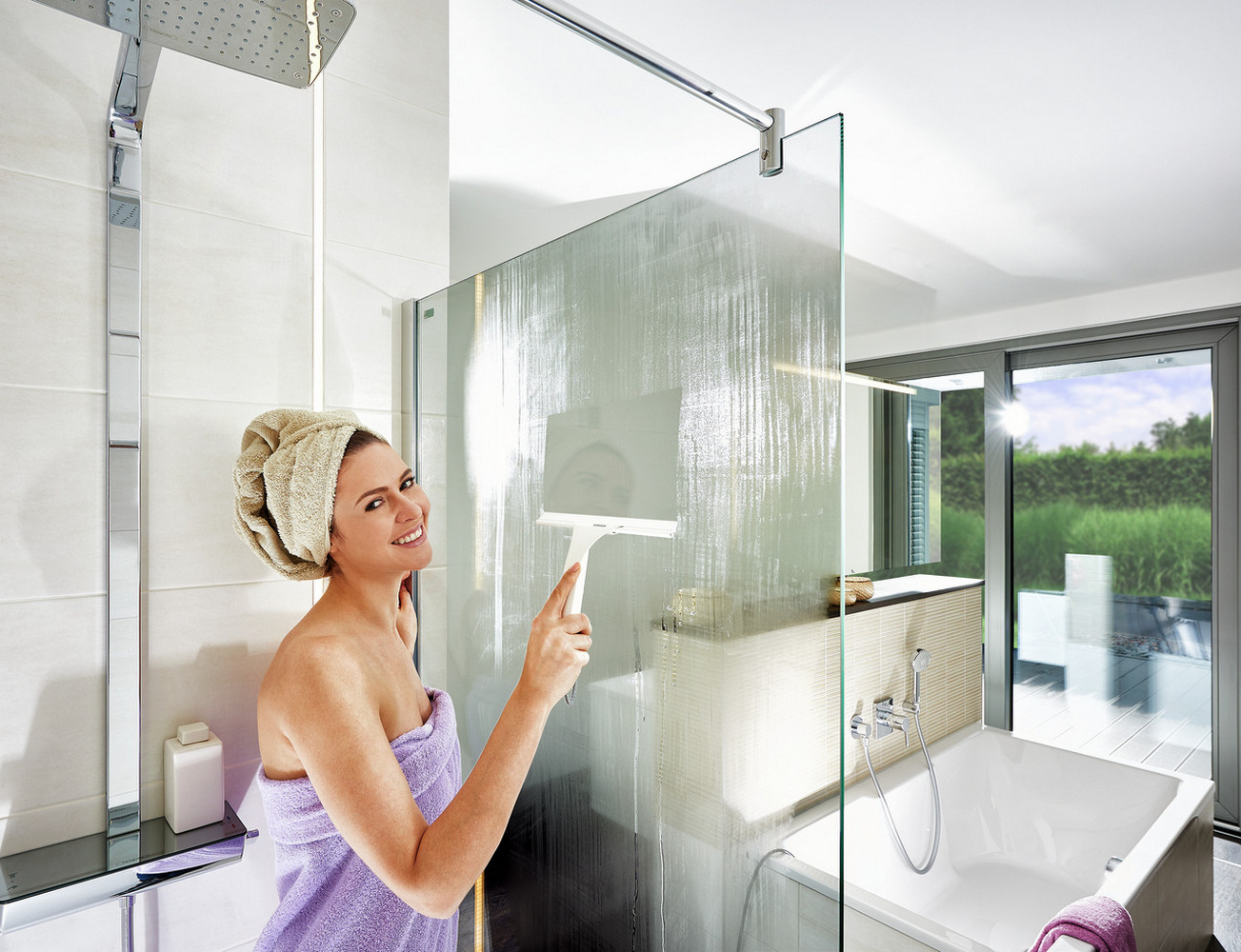 Leifheit Cabino ściągaczka do wody 41650 - Wysyłka w 24h