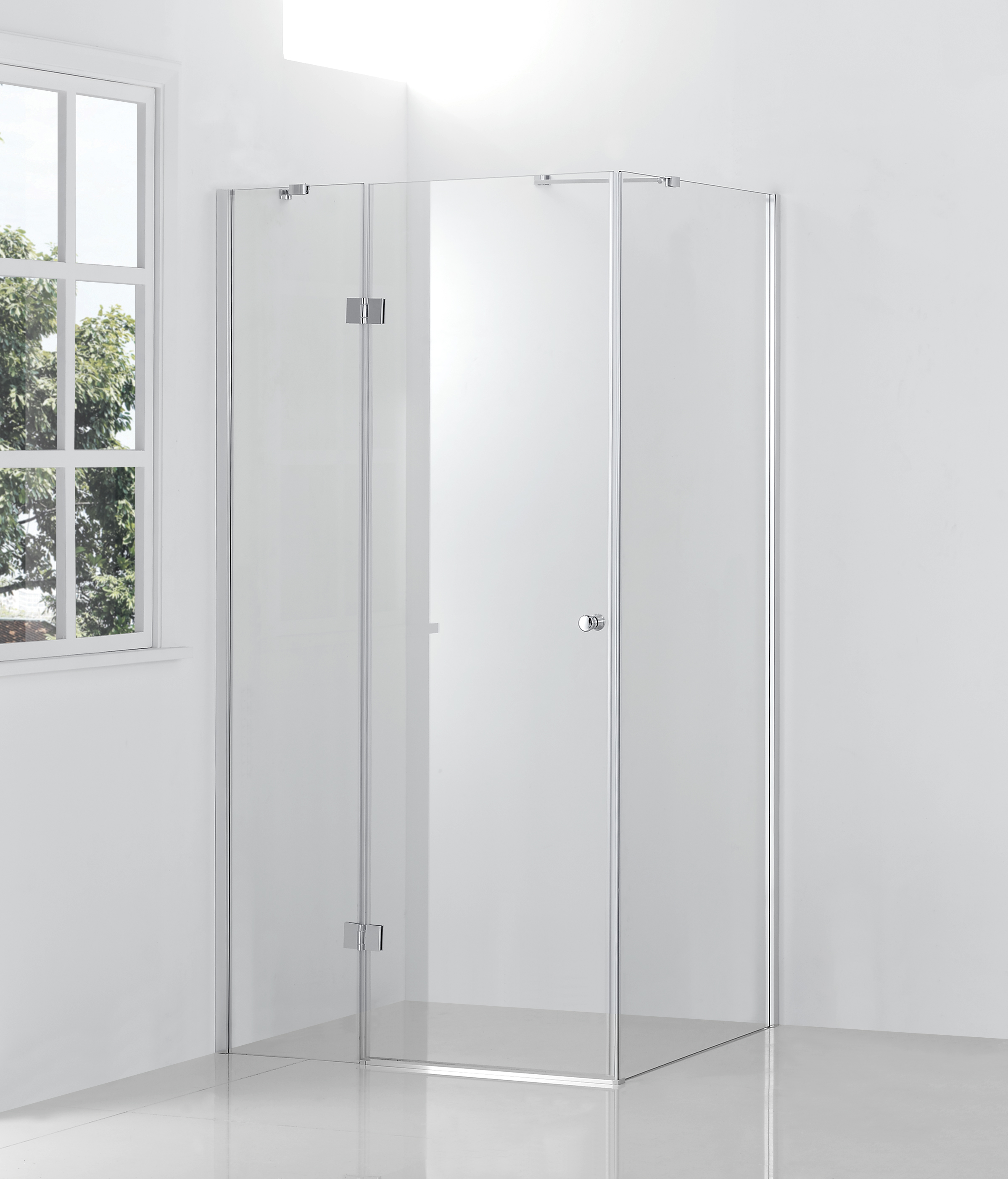Hagser Gisa kabina prysznicowa 80x100 cm prostokątna chrom/szkło przezroczyste HGR30000020 - Wysyłka w 24h