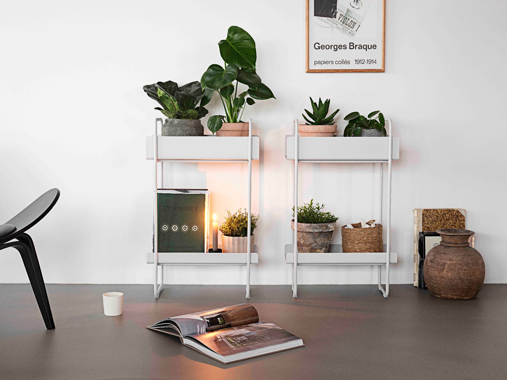 Zone Denmark A-Console regał kuchenny 48,6x24,2x77,7 cm szary 26992