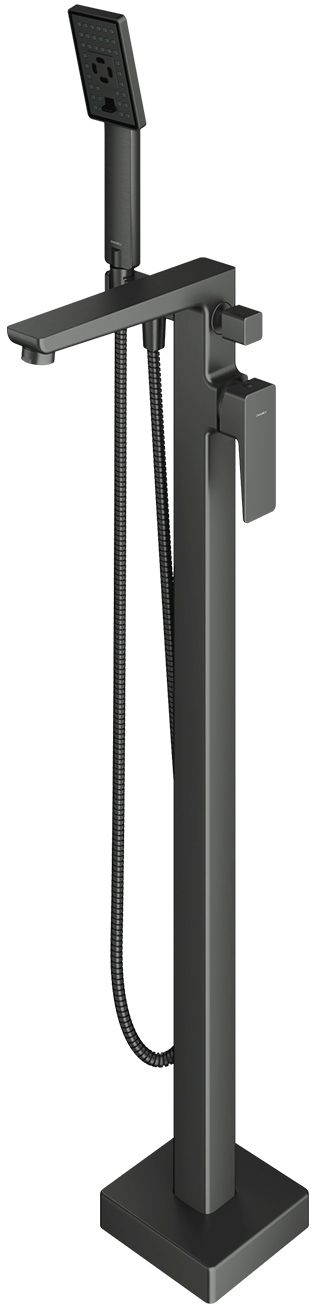 Omnires Parma bateria wannowo-prysznicowa wolnostojąca grafit PM7433GR