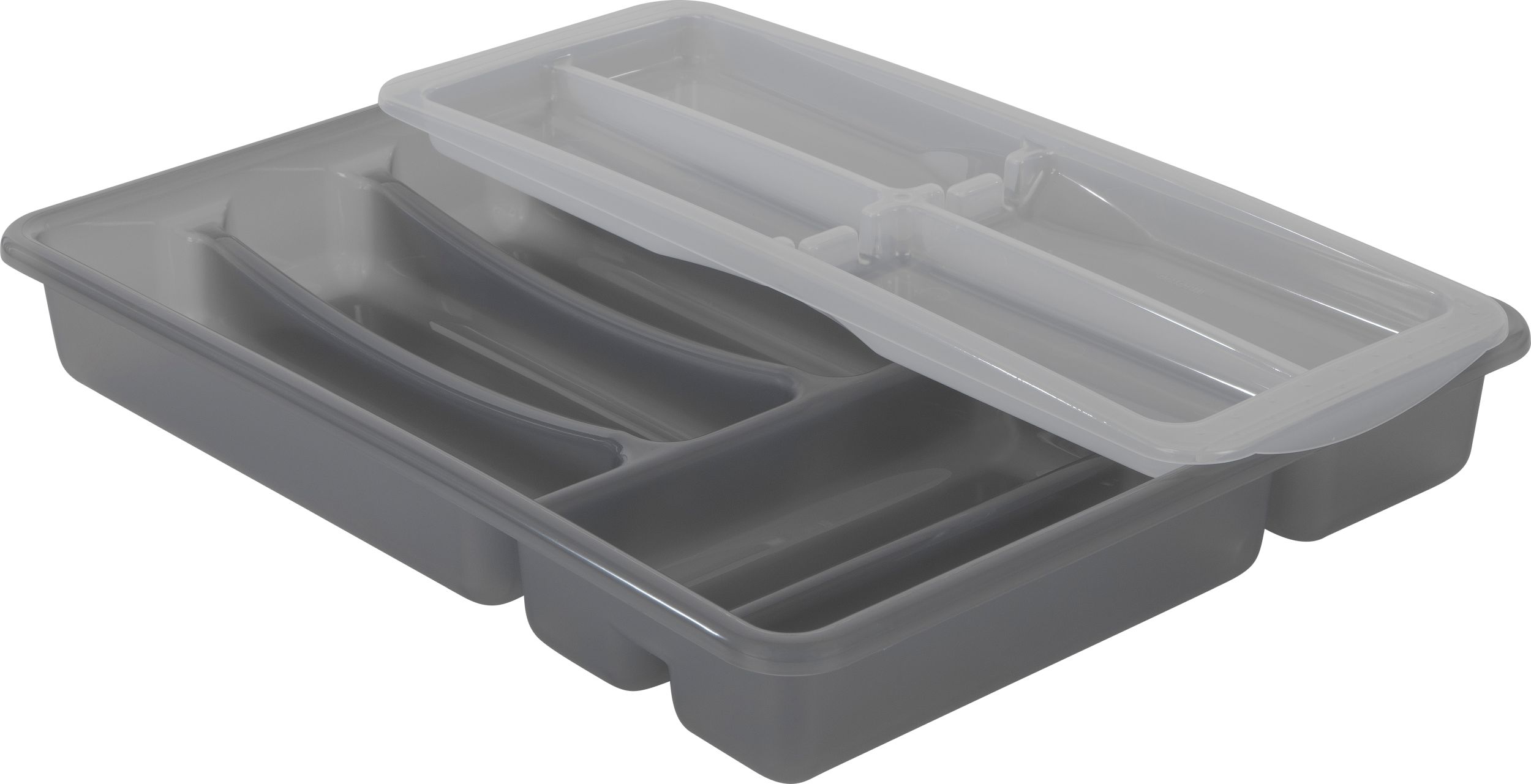 Rotho Basic wkład do szuflad 39x32x5 cm szary 1752290001 - Wysyłka w 24h