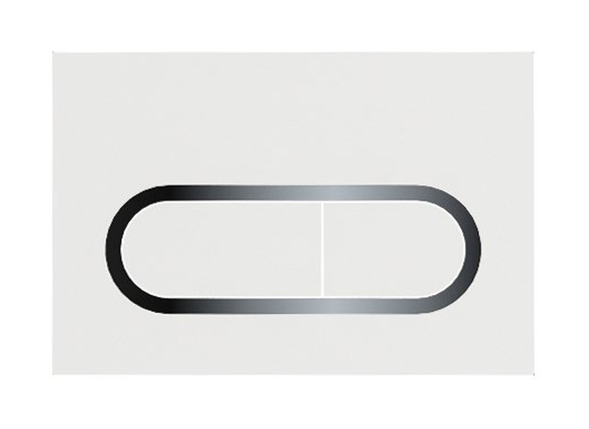 Ravak Chrome przycisk spłukujący WC biały X01455