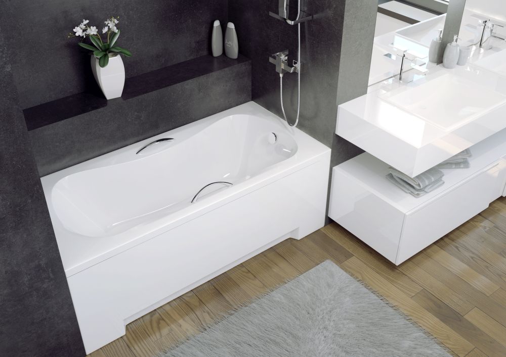 Besco Aria wanna prostokątna 140x70 cm biała #WAA-140-PA - Wysyłka w 24h